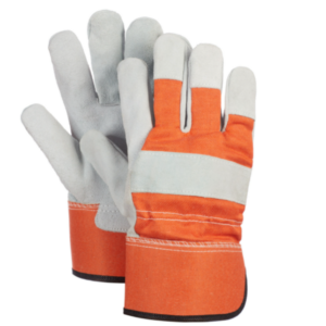 Rękawice robocze skórzane dla zbrojarzy bardzo mocne