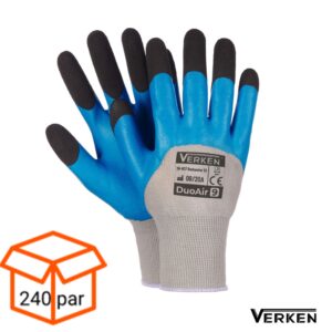 Rękawice robocze piankowe DuoAir 240 PAR -1 KARTON 1,56 zł para
