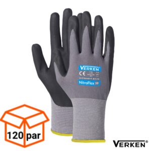 NITROFLEX POWLEKANE NITRYLEM 120 PAR -1 KARTON