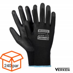 POLIBLACK POWLEKANE POLIURETANEM 240 PAR -1 KARTON