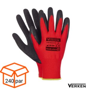 REDLATEX POWLEKANE LATEKSEM 240 PAR -1 KARTON 1,33zł para